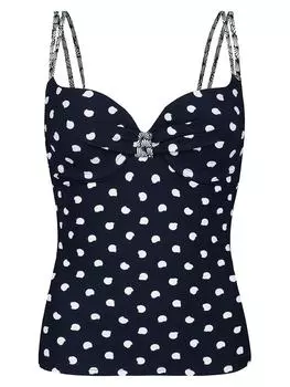 Верх бикини SHORT STORIES, цвет dunkelblau/wei