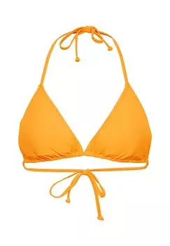Верх бикини смешанного дизайна с треугольными чашками CHIEMSEE, цвет Orange Pop