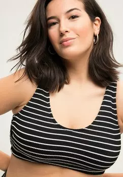 Верх бикини SOFTCUPS RINGEL, STRETCH STRUKTUR Studio Untold, черный