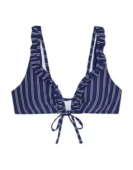 Верх бикини Solid & Striped, синий