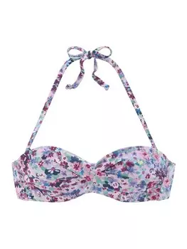 Верх бикини sOliver Top, цвет lila-bedruckt