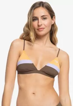 Верх бикини SPLICE IT UP Roxy, цвет brown