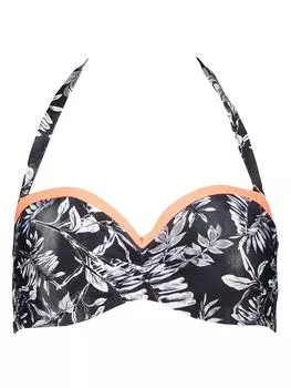 Верх бикини Sunseeker, черный/белый