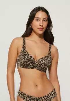 Верх бикини Tezenis, коричневый