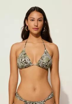 Верх бикини Tezenis, зеленый