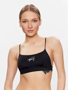 Верх бикини Tommy Jeans, черный