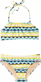 Верх бикини Toobydoo Fun Pattern Bandeau Halter Bikini, разноцветный