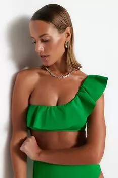 Верх бикини TRENDYOLMLLA, зеленый