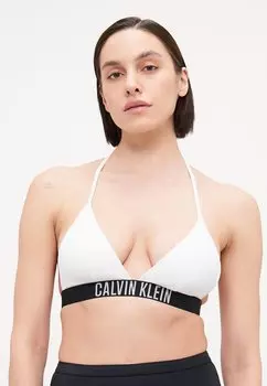 Верх бикини TRIANGLE Calvin Klein Swimwear, белый
