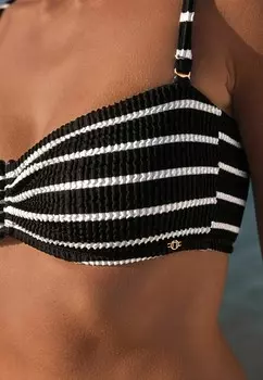 Верх бикини TRIM BANDEAU, REGULAR FIT Next, черный