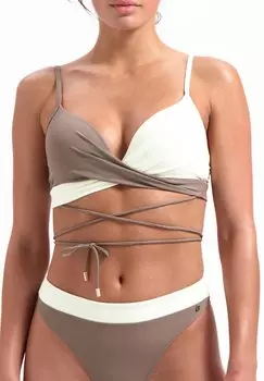 Верх бикини TWIST MET WAIST STRAP Beachlife, бежевый