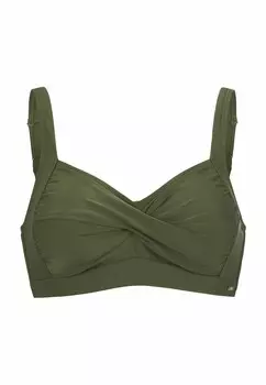 Верх бикини UNICOLOURED WIRELESS Cellbes of Sweden, хаки