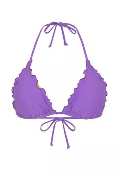 Верх бикини UNIFARBENDES, MIT RSCHENDETAILS Chiemsee, фиолетовый