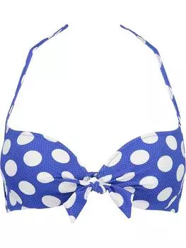 Верх бикини United Colors of Benetton, цвет blau/wei