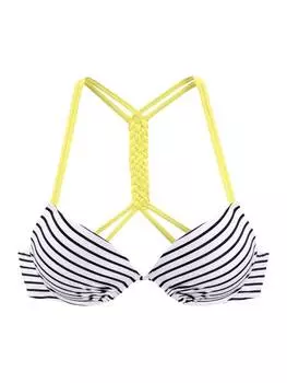 Верх бикини Venice Beach, цвет schwarz/wei/limette