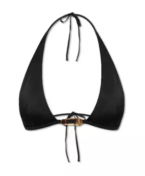 Верх бикини Versace, черный