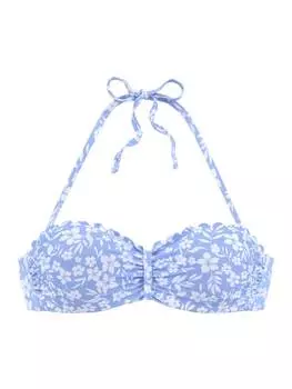 Верх бикини Vivance, цвет himmelblau/wei