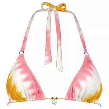 Верх бикини Watercult Women's Summer Muse Bikini Top 7078, цвет Coral/Mustard
