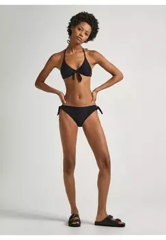 Верх бикини Wave Br Knot Pepe Jeans, черный