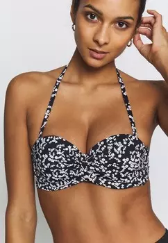 Верх бикини WIRE BANDEAU LASCANA, черный