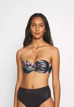 Верх бикини WIRE-BANDEAU LASCANA, черный