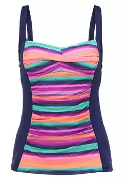Верх бикини WIRE TANKINI LASCANA, мультиколор