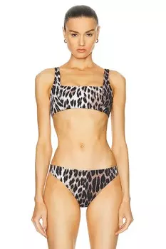 Верх бикини Wolford, цвет Animal Print