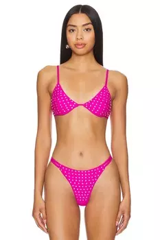 Верх бикини зита Superdown, розовый