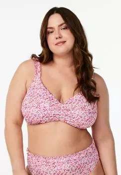 Верх бикини Zizzi, светло-красный