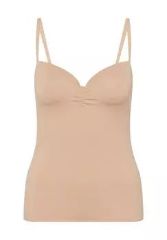 Верх бюстгальтера, мягкая чашка, на косточках, однотонный, женский Nina von C., цвет Caramel