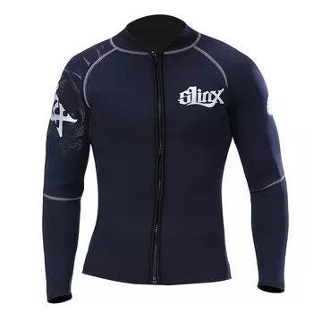 Верх гидрокостюма SLINX с разрезом, замшевая подкладка, теплый верх гидрокостюма с разрезом, M 1 1 1