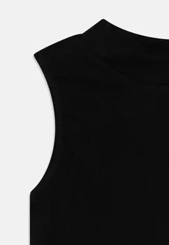 Верх Girls Crop Blue Effect, черный