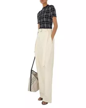 Верх из шерстяной смеси Burberry, синий