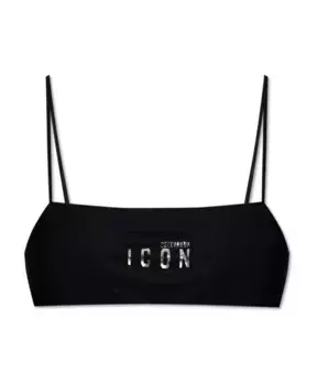 Верх купальника Dsquared2, черный