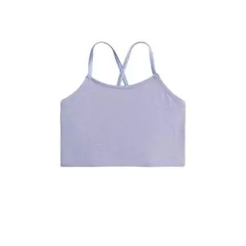 Верх купальника Shimmer для девочек с защитой от угревой сыпи 50+ в цвете Blue Silver J.Crew