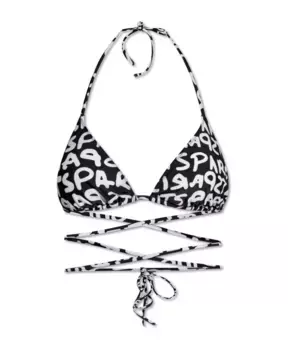 Верх купальника Vetements, черный