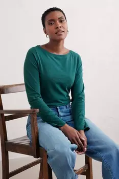 Верх мольберта из 100% хлопка Seasalt Cornwall, бирюзовый