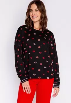 Верх пижамы BE MINE PJ Salvage, черный