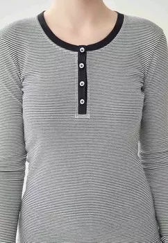 Верх пижамы CREW NECK LONG SLEEVE DAGI, темно-синий