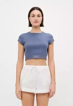 Верх пижамы CROP TEE Calvin Klein Underwear, синий