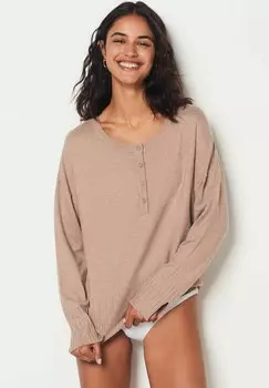 Верх пижамы Etam, серо-коричневый