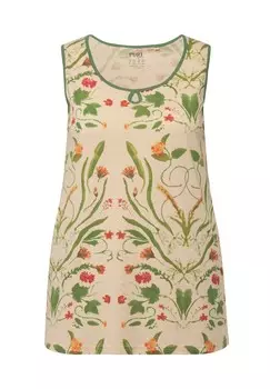 Верх пижамы FLORAL TANK Ulla Popken, бежевый