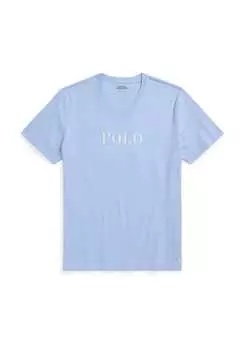 Верх пижамы хлопок Polo Ralph Lauren, синий