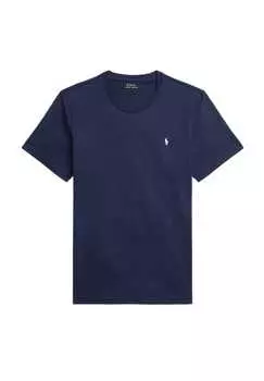 Верх пижамы хлопок Polo Ralph Lauren, синий