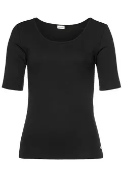 Верх пижамы LASCANA, черный