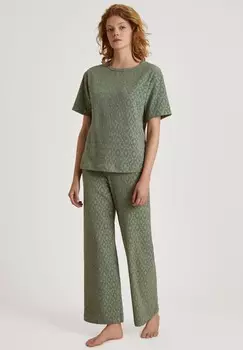 Верх пижамы LOUNGE HEALING Calida, оливковый