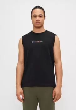 Верх пижамы MUSCLE Calvin Klein Underwear, черный