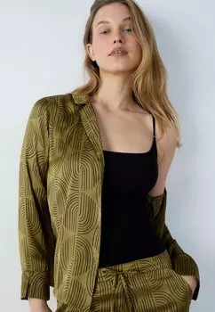 Верх пижамы NASIR Etam, оливковый