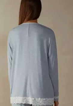 Верх пижамы ROUND NECK Intimissimi, цвет Mottled Light Blue