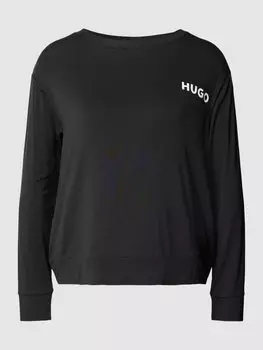 Верх пижамы с этикеткой, модель «UNITE» HUGO, черный